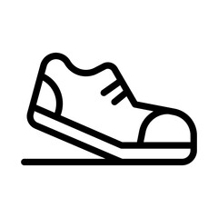 6 footwear line icon illustration vector graphic