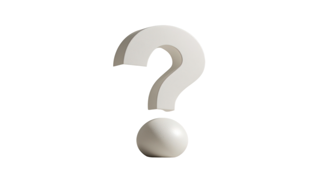 Question mark transparent background - Powered by Adobe