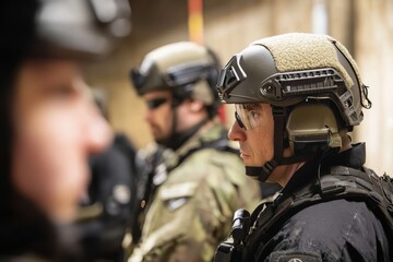 Emergency services training on active shooter response strategies in a simulated environment, Generative AI 