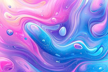 Vibrant abstract background with fluid patterns in pink and blue tones, perfect for creative projects and artistic designs.