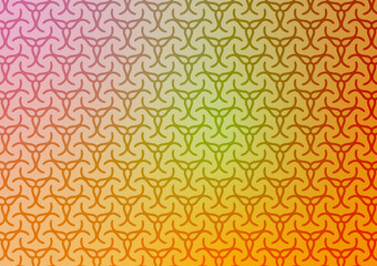 Orange soft gradient line triangle background