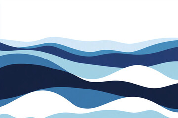 Fototapeta premium Capturing the Majesty of Ocean Waves: A Stunning Blue and White Depiction