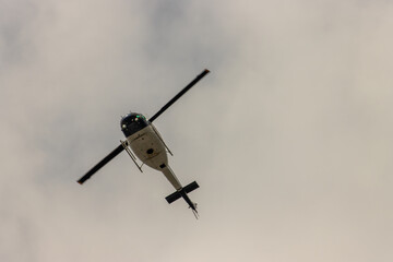helicopter flying