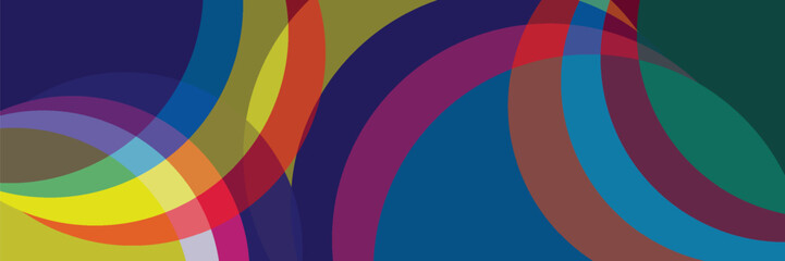 Obraz premium Abstract circle background. Vector illustration design for presentations, banners, covers, web, flyers, cards, posters, wallpapers, textures, slides and business cards