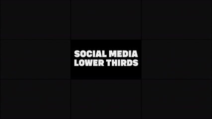 Social Media Lower Thirds is a lively motion graphics pack featuring animated social media buttons in a vibrant, cartoon style. Perfect for enhancing your videos, live streams, and social media conten