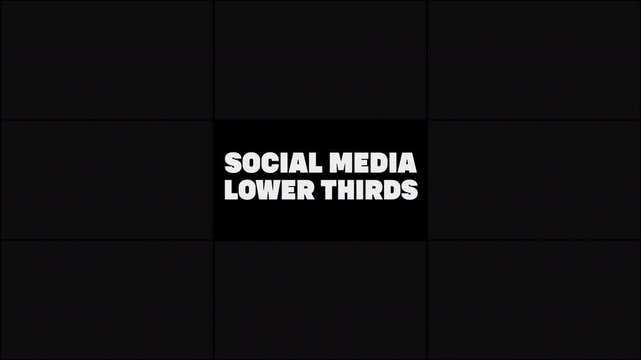 Social Media Lower Thirds is a lively motion graphics pack featuring animated social media buttons in a vibrant, cartoon style. Perfect for enhancing your videos, live streams, and social media conten