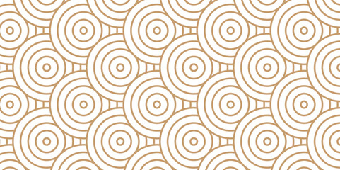 	
Minimal Vector overlapping Pattern diamond geometric brown color spiral line waves abstract wave line. seamless tile stripe overlap creative retro circle line fabric pattern white background.