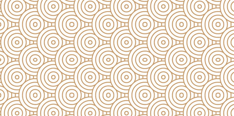 	
Minimal Vector overlapping Pattern diamond geometric brown color spiral line waves abstract wave line. seamless tile stripe overlap creative retro circle line fabric pattern white background.