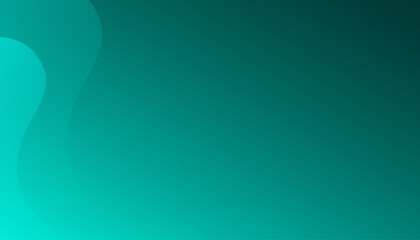 Green elements with fluid gradient. Vector template