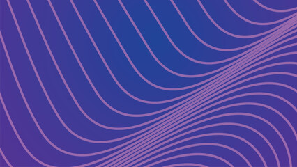 Purple wavy line abstract background for backdrop or presentation