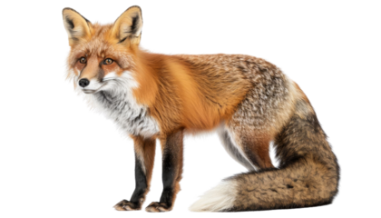 A majestic fox showcasing its vibrant orange fur and keen expression, embodying the essence of wildlife and natural beauty.