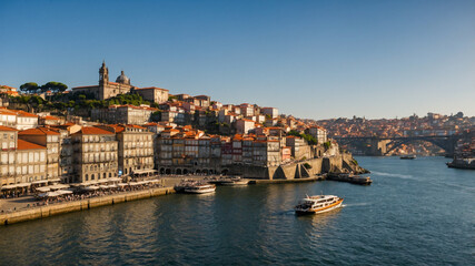 Naklejka premium Porto Portugal Travel 