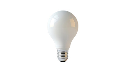 A simple, elegant light bulb on a neutral background, representing innovation and sustainable lighting solutions for modern spaces.