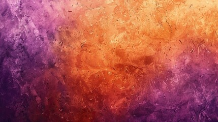 Obraz premium A background with an orange and purple gradient, creating a warm color scheme for your design project. The gradient should be from top to bottom in the colors of burnt sienna, dark violet, amber brown