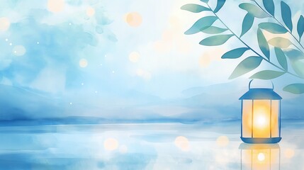 Evening chill stream, soft ambient lighting, relaxed mood, Watercolor style