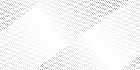 Fototapeta premium Vector gradient gray line abstract pattern Transparent monochrome striped texture, minimal background. Abstract background wave line elegant white striped diagonal line technology concept web texture.