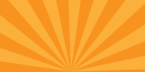 	
Texture of a Vintage sun ray orange and yellow radial spiral sunrise, sunlight creative vector summer sunny. surface panoramic retro sunburst banner, poster, template background.