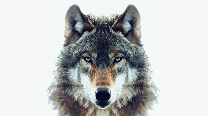 Fototapeta premium Wolf in the Snow