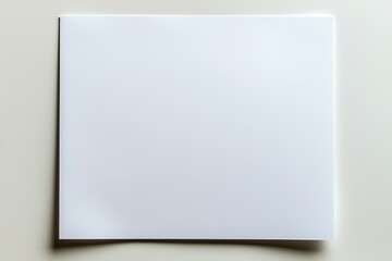 Blank A4 Paper Mockup on Isolated Background created with Generative AI