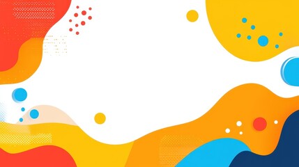 Explore a vibrant vector background with abstract shapes and playful textures. Perfect for modern, stylish designs