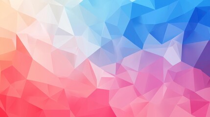 Obraz premium Vibrant polygonal background with a playful twist, featuring modern textures and eyecatching colors for digital art.