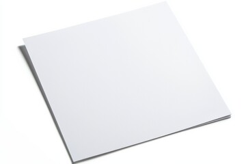 Blank A4 Paper Mockup on Isolated Background created with Generative AI