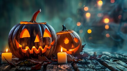 Fototapeta premium Celebrate halloween with our outstanding collection of top notch ideal for including an element of spookines