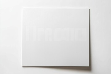 Blank A4 Paper Mockup on Isolated Background created with Generative AI