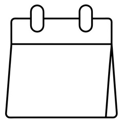 Calendar art vector illustration