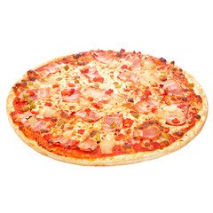 pizza isolated on white