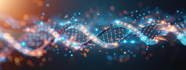 Obraz premium Precision genomics in donor-recipient compatibility for transplants, precision genomics compatibility, high-tech transplant matching