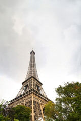 Romantic paris background. Eiffel Tower, France