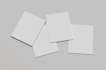 Polaroid Photo Blank Mockup