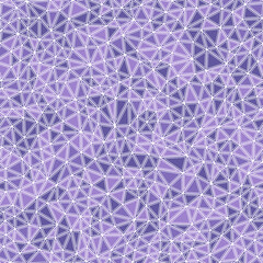 Triangles pattern geometric design. Tiny triangles in size. Solid shapes in frames. Mono-tone style. Repeatable pattern. Vibrant vector tiles in blue and lavender harmony.