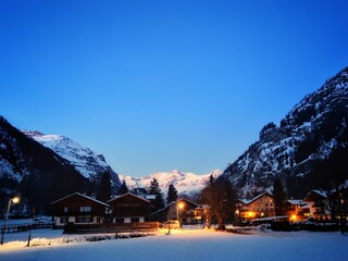 Fototapeta premium Winter in Gressoney