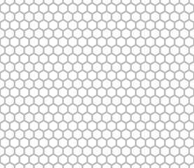Abstract vector background. Hexagon mosaic pattern. Hexagon geometric shapes. Seamless tileable vector illustration.