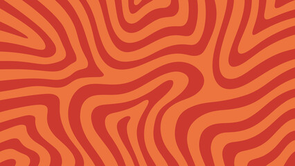 orange abstract background with waves seamless pattern