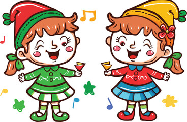 coloring page cartoon character vector illustration 