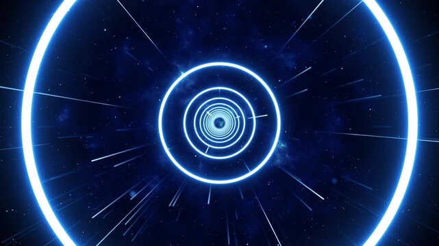 VJ light event particles concert dance game edm music stage party openers titles led neon tunnel abstract background loop