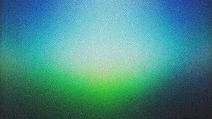 Obraz premium Abstract Blue and Green Gradient Background with noise textures.