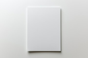 Blank A4 Paper Mockup on Isolated Background created with Generative AI