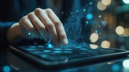 The integration of biometric security with digital tablets is pivotal in cybersecurity networks,
