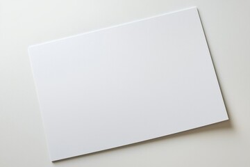 Fototapeta premium Blank A4 Paper Mockup on Isolated Background created with Generative AI