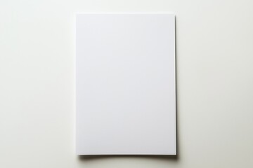 Blank A4 Paper Mockup on Isolated Background created with Generative AI