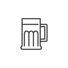 Beer Mug line icon