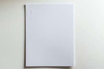 Blank A4 Paper Mockup on Isolated Background created with Generative AI