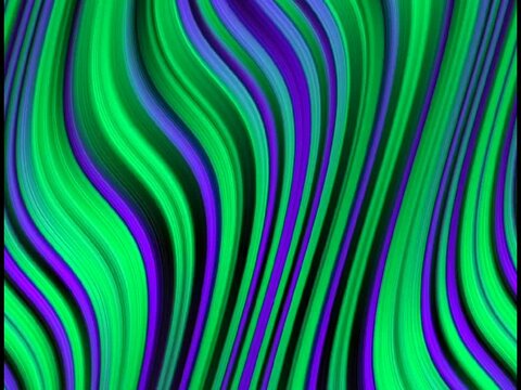 gradient waves flow abstract 3d background. seamless loop animation 4k video