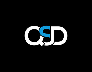 Fototapeta premium qsd logo