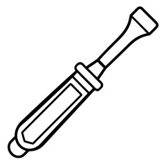 Chisel art vector illustration