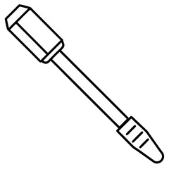 Chisel art vector illustration